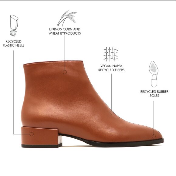 Sylven New York Cassidy Vegan Nappa Leather Boot - Brown (US 10) - Picture 2 of 7